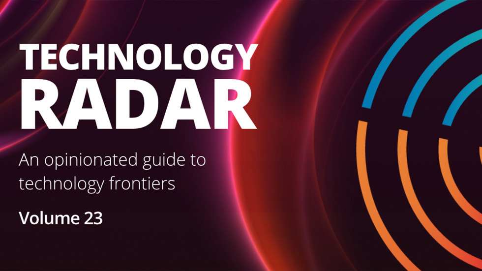 Technology Radar volume 23 cover