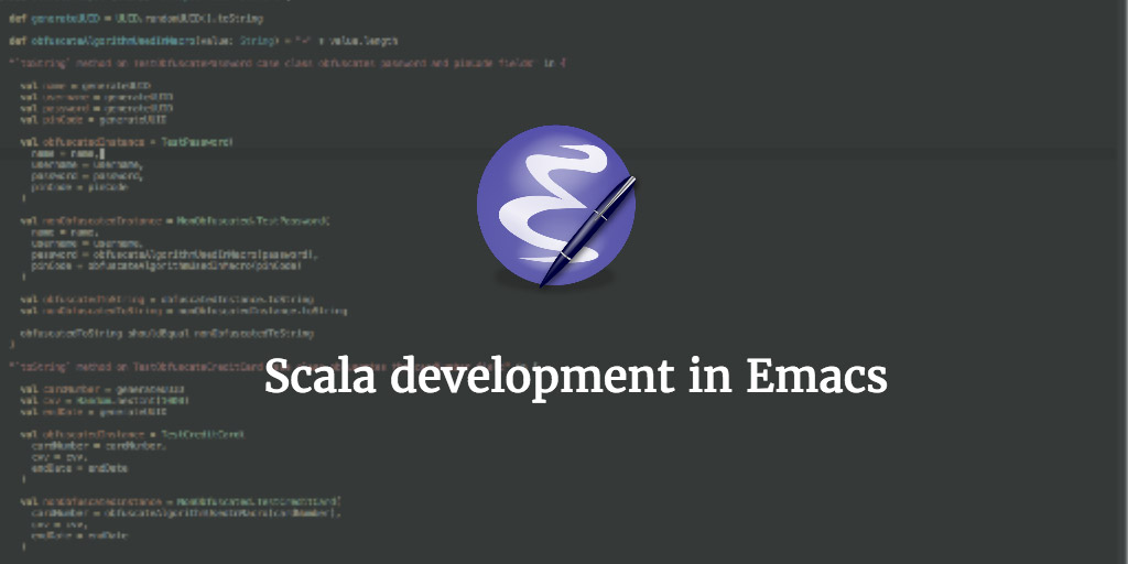 Scala development with GNU Emacs