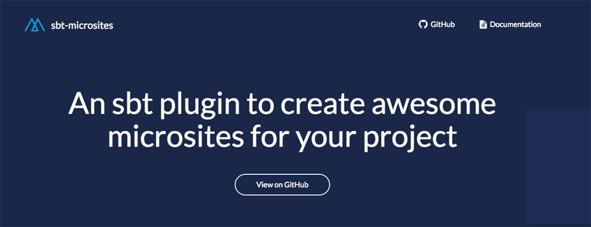 Sbt-microsites 0.4.0 Released