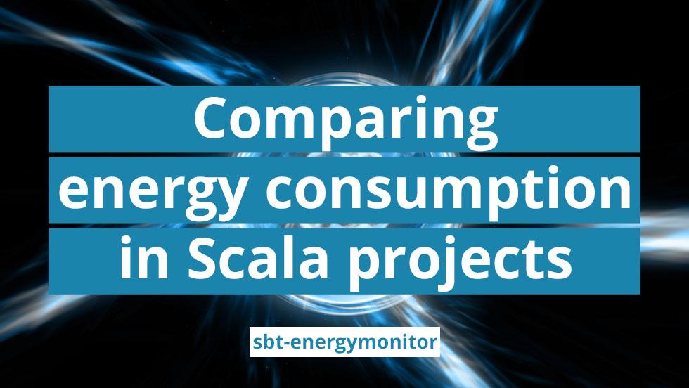 Comparing energy consumption in Scala projects