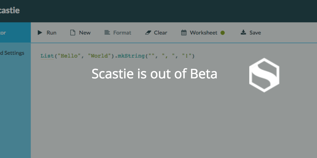 Scastie out of Beta
