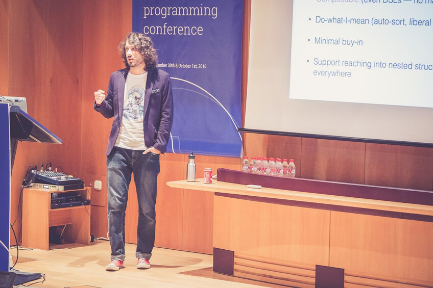Simon Belak at Lambda World 2016