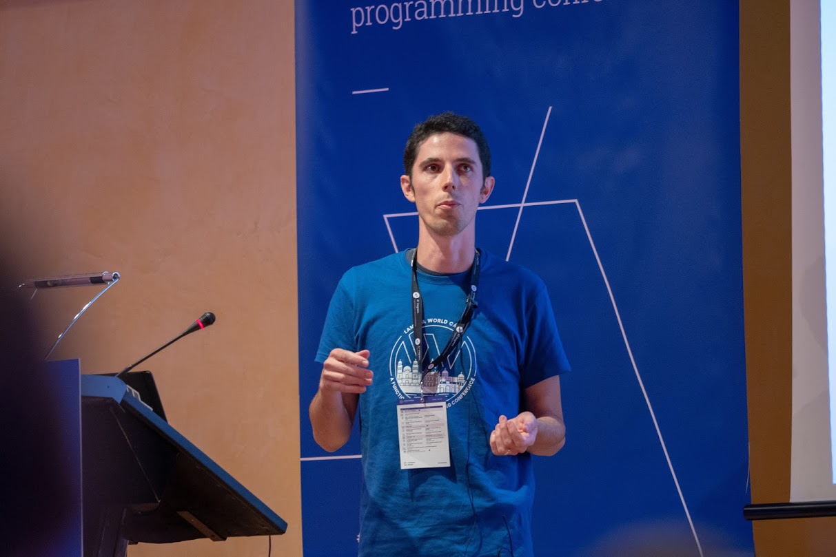 Jean-Baptiste Giraudeau at Lambda World Cádiz 2018