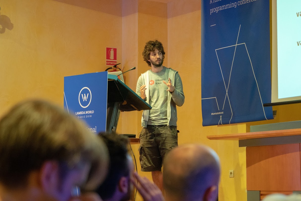 Luka Jacobowitz at Lambda World Cádiz 2018